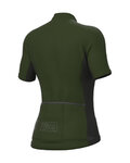 ALÉ Tricou de ciclism cu mânecă scurtă - SOLID COLOR BLOCK - verde