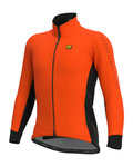 ALÉ Jachetă termoizolantă de ciclism - SOLID FONDO WINTER - portocaliu