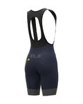 ALÉ Pantaloni scurți de ciclism cu bretele - R-EV1 GT 2.0 LADY - albastru