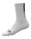 ALÉ Șosete clasice de ciclism - LIGHT - alb