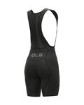 ALÉ Pantaloni scurți de ciclism cu bretele - PRS MASTER 2.0 LADY - negru/gri