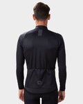 ALÉ Tricou de cilism pentru iarnă cu mânecă lungă - R-EV1 THERMAL - negru