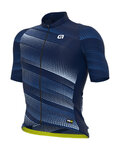 ALÉ Tricou de ciclism cu mânecă scurtă - PR-R GREEN SPEED - albastru