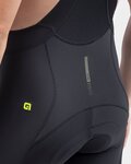 ALÉ Pantaloni scurți de ciclism cu bretele - PR-R GREEN SPEED - negru