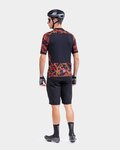 ALÉ Tricou de ciclism cu mânecă scurtă - OFF ROAD - GRAVEL WOODLAND - roșu