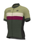ALÉ Tricou de ciclism cu mânecă scurtă - OFF ROAD - GRAVEL CHAOS - verde