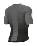 ALÉ Tricou de ciclism cu mânecă scurtă - R-EV1  VELOCITY - gri