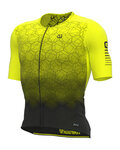 ALÉ Tricou de ciclism cu mânecă scurtă - R-EV1  VELOCITY - galben