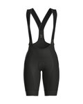 ALÉ Pantaloni scurți de ciclism cu bretele -  R-EV1  VELOCITY HD LADY - negru