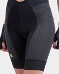 ALÉ Pantaloni scurți de ciclism cu bretele -  R-EV1  VELOCITY HD LADY - negru