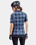 ALÉ Tricou de ciclism cu mânecă scurtă - OFF ROAD - GRAVEL SCOTTISH LADY - albastru