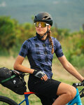 ALÉ Tricou de ciclism cu mânecă scurtă - OFF ROAD - GRAVEL SCOTTISH LADY - albastru
