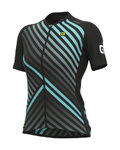 ALÉ Tricou de ciclism cu mânecă scurtă - PR-R FAST LADY - negru