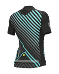 ALÉ Tricou de ciclism cu mânecă scurtă - PR-R FAST LADY - negru