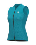 ALÉ Tricoul de ciclism fără mâneci - SOLID LEVEL LADY - verde