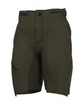 ALÉ Pantaloni scurți de ciclism fără bretele - OFF ROAD - GRAVEL OVERLAND - verde