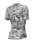 ALÉ Tricou de ciclism cu mânecă scurtă - INTIMO BREAK - gri