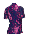 ALÉ Tricou de ciclism cu mânecă scurtă - LEAF PR-S - roz