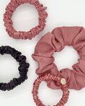 ATHLEEYA benzi de păr - SCRUNCHIE SET - bronz