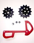 SRAM rotițe schimbător - PULLEYS X01 EAGLE 12 SPEED X-SYNC - negru/roșu