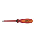 UNIOR şurubelniţă - SCREWDRIVER VDE TBI PH2 x 100 - roșu