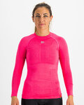 SPORTFUL Tricou de ciclism cu mânecă lungă - 2ND SKIN - roz