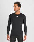SPORTFUL Tricou de ciclism cu mânecă lungă - LIGHT - negru
