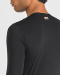 SPORTFUL Tricou de ciclism cu mânecă lungă - LIGHT - negru