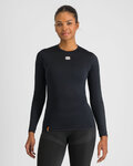 SPORTFUL Tricou de ciclism cu mânecă lungă - LIGHT - negru