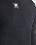 SPORTFUL Tricou de ciclism cu mânecă lungă - MERINO LS - negru