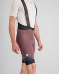 SPORTFUL Pantaloni scurți de ciclism cu bretele - SUPERGIARA - bordo