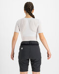 SPORTFUL Pantaloni scurți de ciclism fără bretele - GIARA - negru