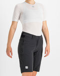 SPORTFUL Pantaloni scurți de ciclism fără bretele - GIARA - negru