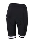 SPORTFUL Pantaloni scurți de ciclism fără bretele - BODYFIT CLASSIC - negru/alb