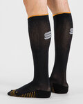 SPORTFUL Șosete sub genunchi de ciclism - RECOVERY - negru