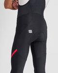 SPORTFUL Pantaloni de ciclism lungi cu bretele - FIANDRE NO RAIN - negru
