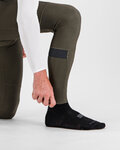 SPORTFUL Pantaloni de ciclism lungi cu bretele - SUPERGIARA - verde