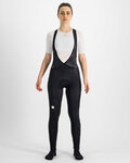 SPORTFUL Pantaloni de ciclism lungi cu bretele - GIARA - negru