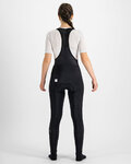 SPORTFUL Pantaloni de ciclism lungi cu bretele - GIARA - negru