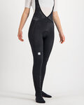 SPORTFUL Pantaloni de ciclism lungi cu bretele - GIARA - negru