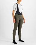 SPORTFUL Pantaloni de ciclism lungi cu bretele - GIARA - verde