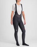 SPORTFUL Pantaloni de ciclism lungi cu bretele - FIANDRE NO RAIN - negru