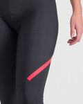 SPORTFUL Pantaloni de ciclism lungi cu bretele - FIANDRE NO RAIN - negru