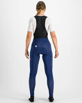SPORTFUL Pantaloni de ciclism lungi cu bretele - FIANDRE NO RAIN - albastru