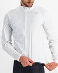 SPORTFUL Foiță de ploaie impermeabilă de ciclism - HOT PACK NORAIN - alb