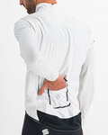 SPORTFUL Foiță de ploaie impermeabilă de ciclism - HOT PACK NORAIN - alb