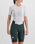 SPORTFUL Pantaloni scurți de ciclism cu bretele - SUPERGIARA W - verde