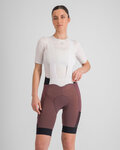 SPORTFUL Pantaloni scurți de ciclism cu bretele - SUPERGIARA - bordo