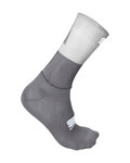 SPORTFUL Șosete clasice de ciclism - PRO LIGHT - gri/alb