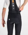 SPORTFUL Pantaloni scurți de ciclism cu bretele - BODYFIT PRO THERMAL - negru